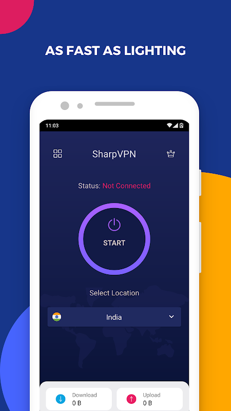 SharpVPN : High Speed & Secure Internet Connection Screenshot2