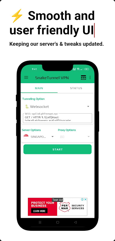SnakeTunnel VPN Screenshot2