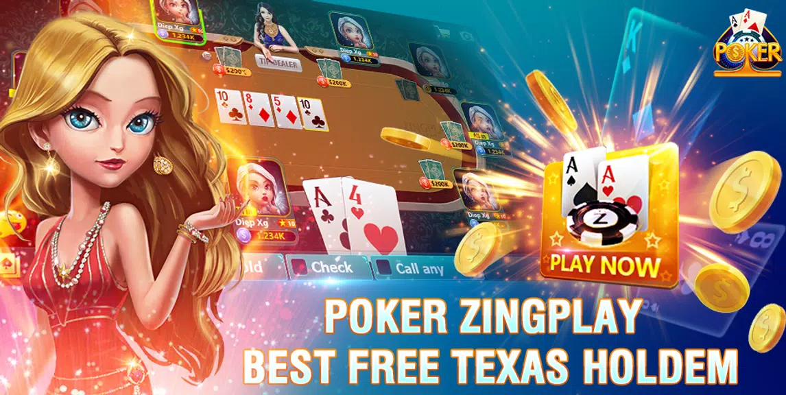 Poker ZingPlay - Best Free Texas Holdem Screenshot4