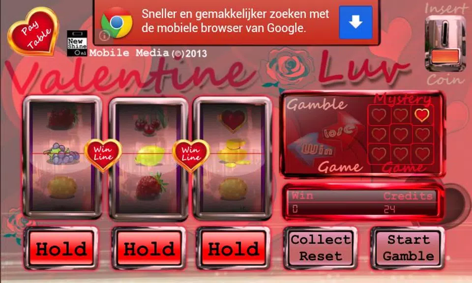 Valentine slot machine free Screenshot1