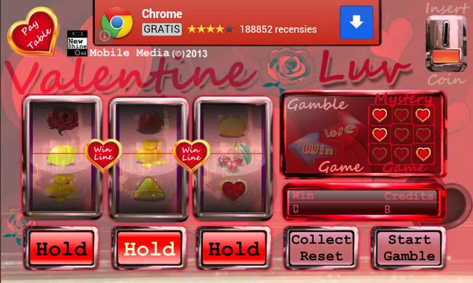 Valentine slot machine free Screenshot3