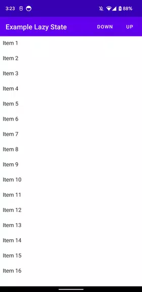 Jetpack Compose LazyState Demo Screenshot1