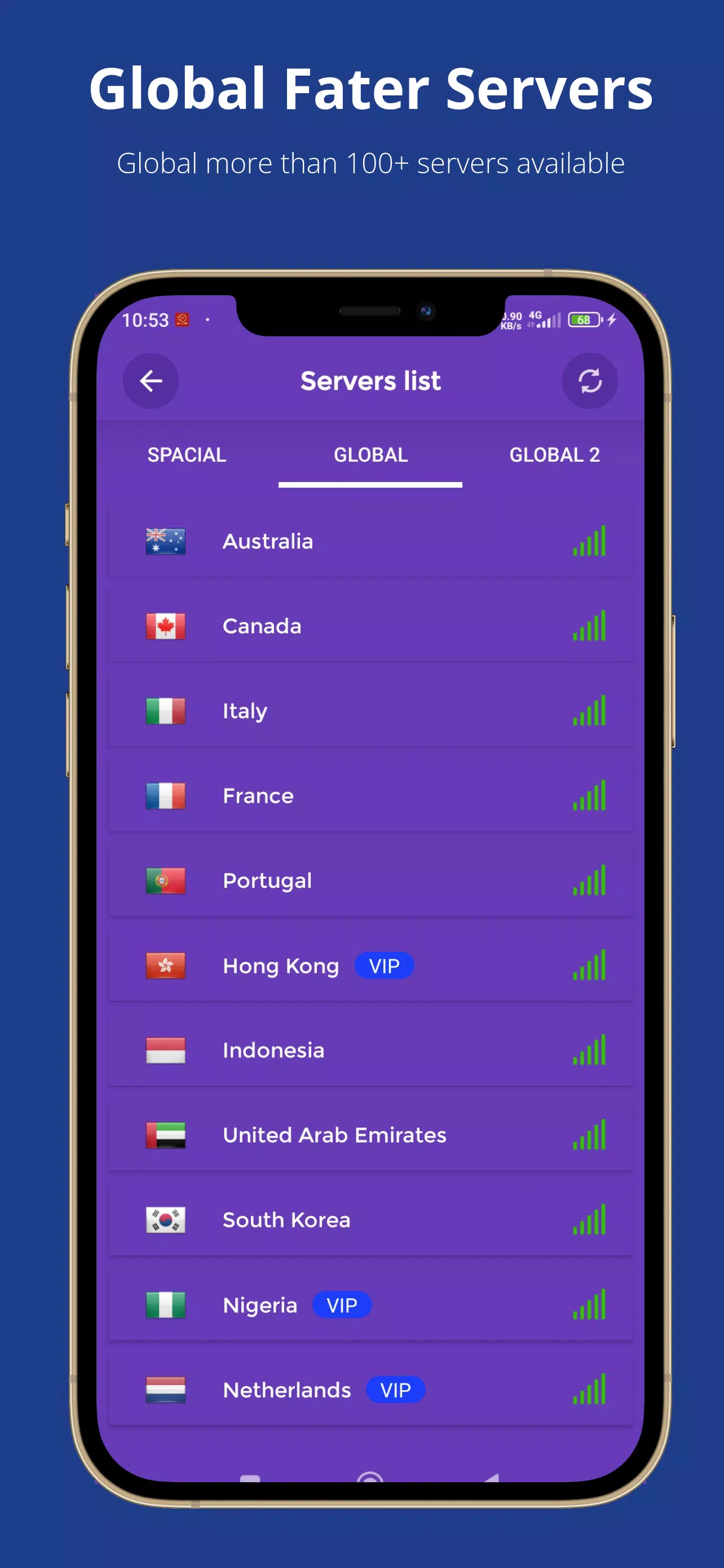 Quick Vpn - Fast secure proxy Screenshot1