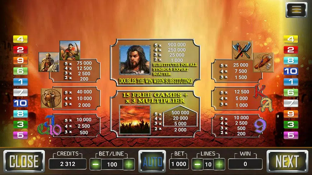 Attila Winner Slot Screenshot1