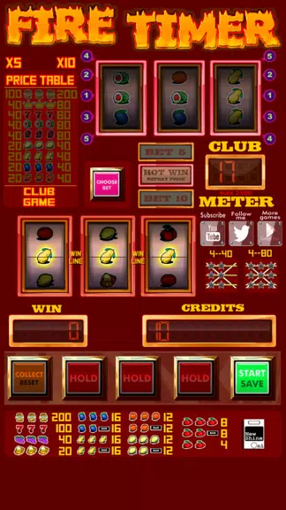 slot machine fire timer Screenshot1