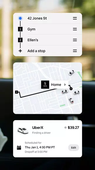 Uber - Request a ride Screenshot2