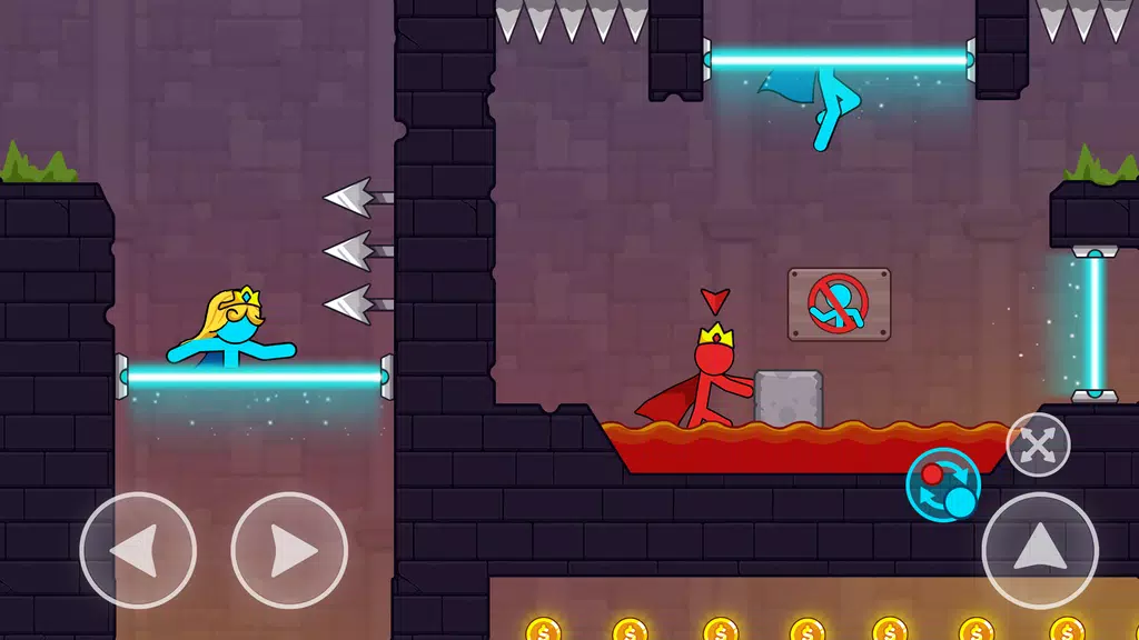 Stick Adventure: Red And Blue Screenshot2