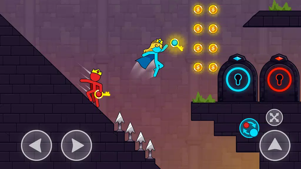 Stick Adventure: Red And Blue Screenshot3