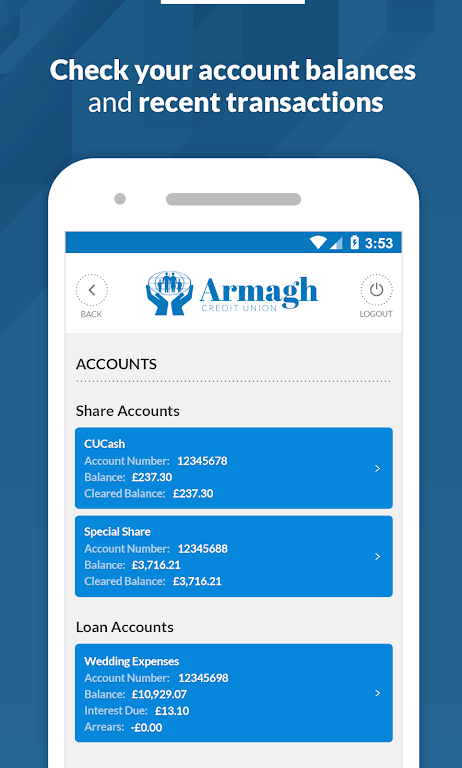 Armagh Credit Union Screenshot2