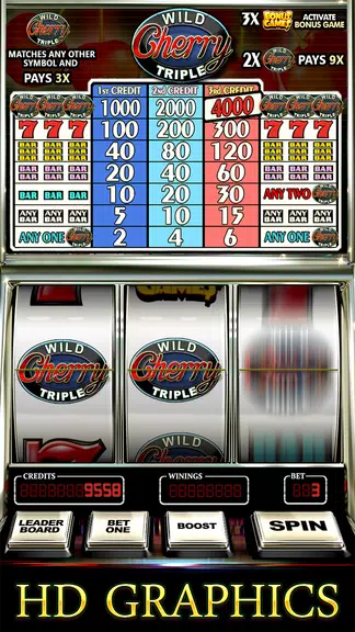 Wild Triple Cherry Slots Free Screenshot3