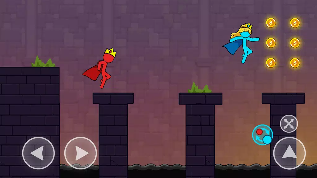 Stick Adventure: Red And Blue Screenshot1