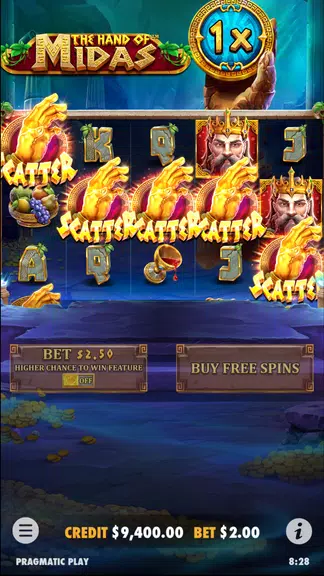 The Hand of Midas Slot Casino Screenshot3