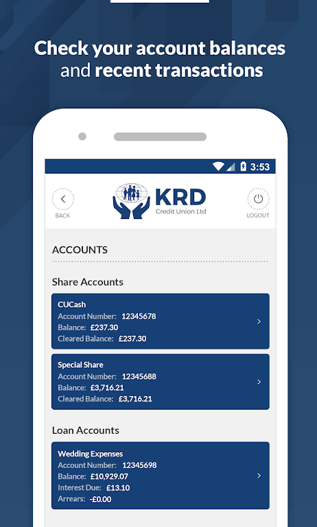 KRD Credit Union Screenshot2