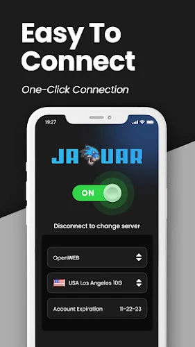 Jaguar VPN - Fast & Secure Screenshot1