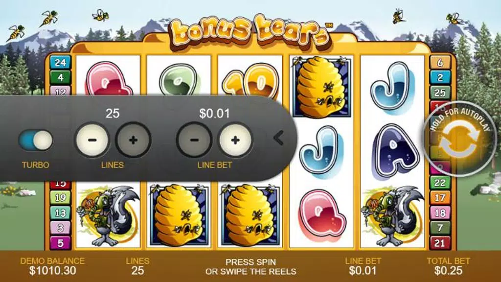 Casino Free Reel Game - BONUS BEAR Screenshot1