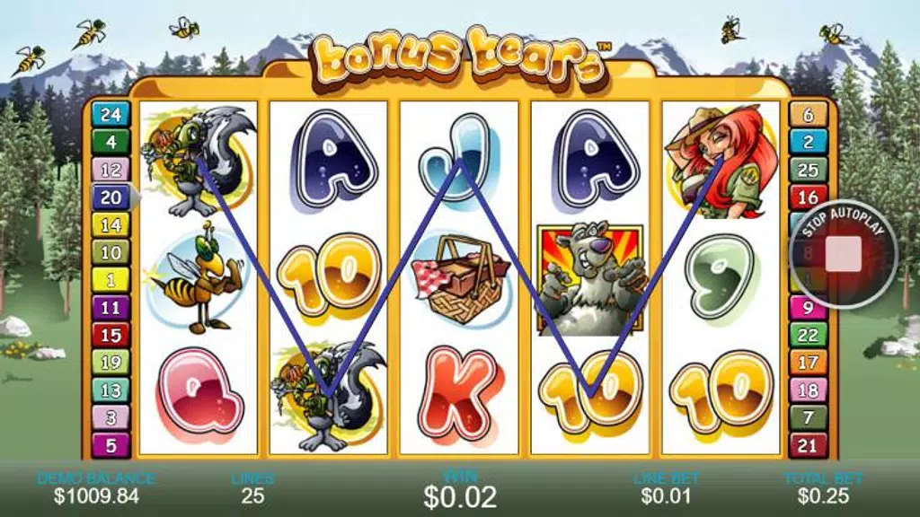 Casino Free Reel Game - BONUS BEAR Screenshot2