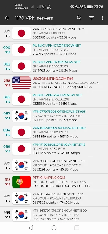 VPN Gate - Super Express Proxy Screenshot2