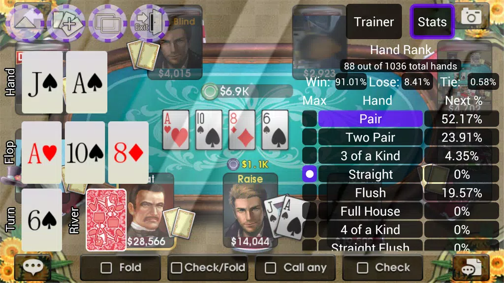 Poker Boss - Hold'em Trainer & Learning App Screenshot4