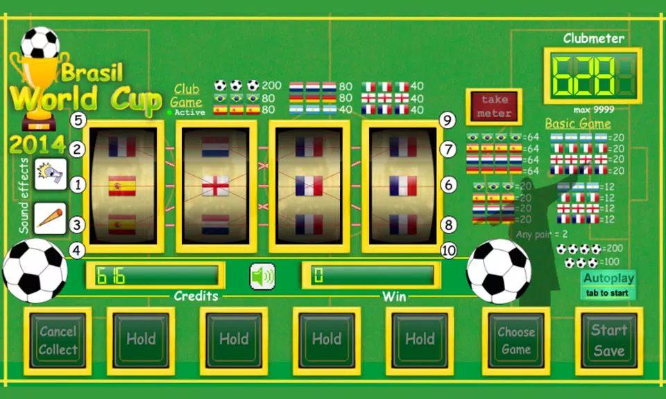 slot machine world cup 2014 Screenshot1