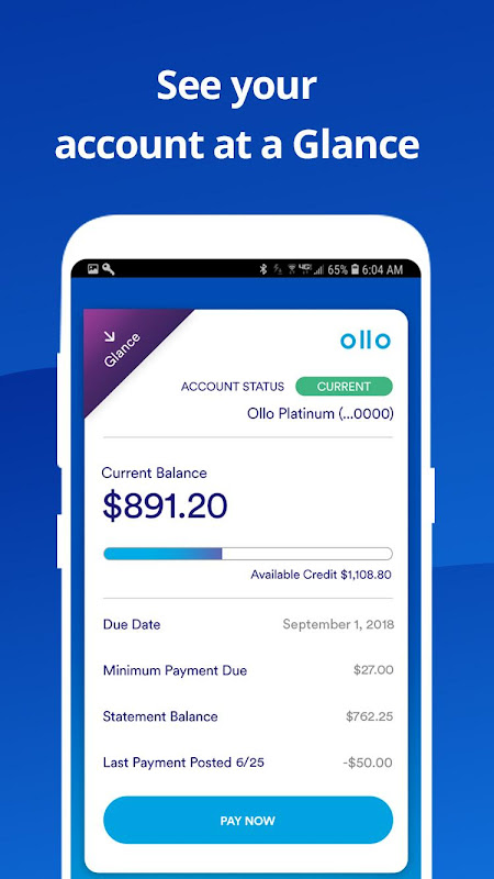 Ollo Credit Card Screenshot3