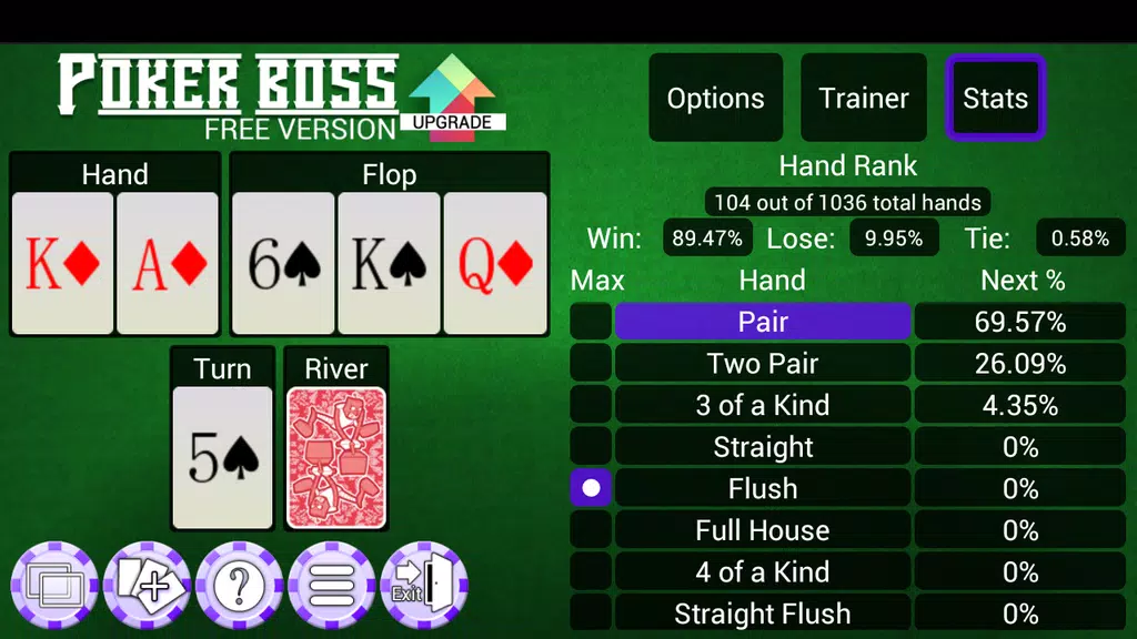 Poker Boss - Hold'em Trainer & Learning App Screenshot3