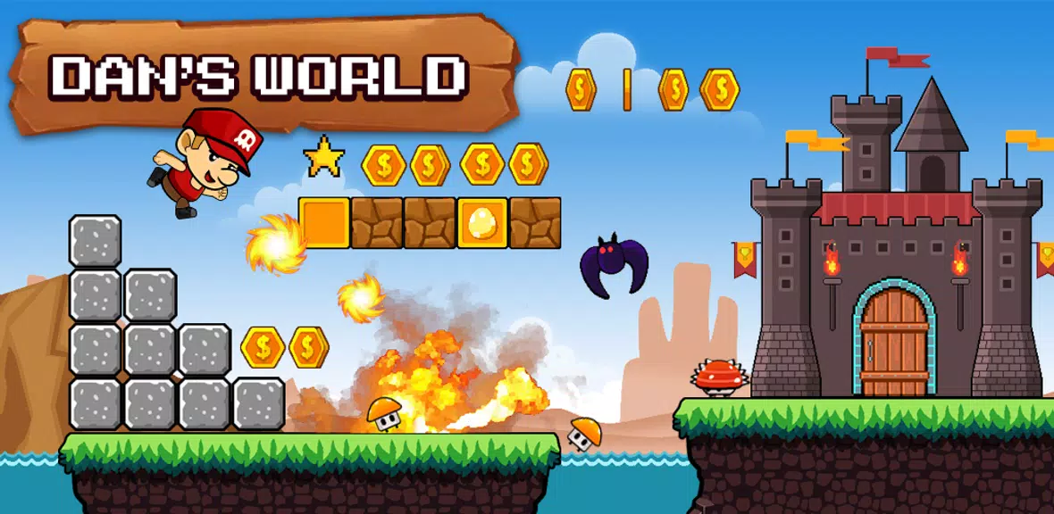 Super Dan's World - Run Game Screenshot1