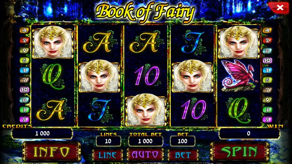 Book of Fairy - slot Screenshot1