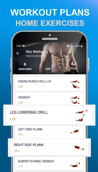 30 Day Home Workouts Screenshot2