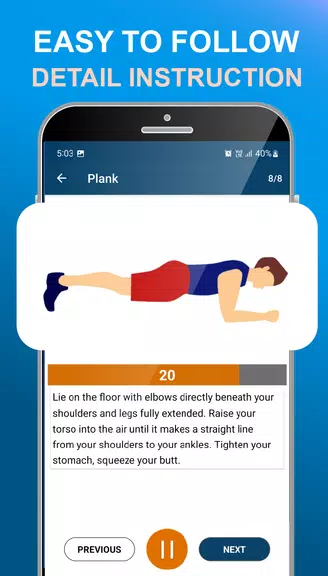 30 Day Home Workouts Screenshot4