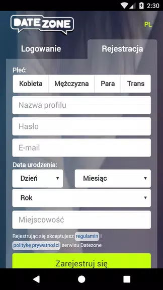 Datezone - Oficjalna aplikacja Screenshot2