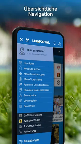 Ligaportal Fußball Live-Ticker Screenshot3