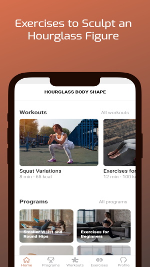 Hourglass Body Shape - Workout Screenshot4