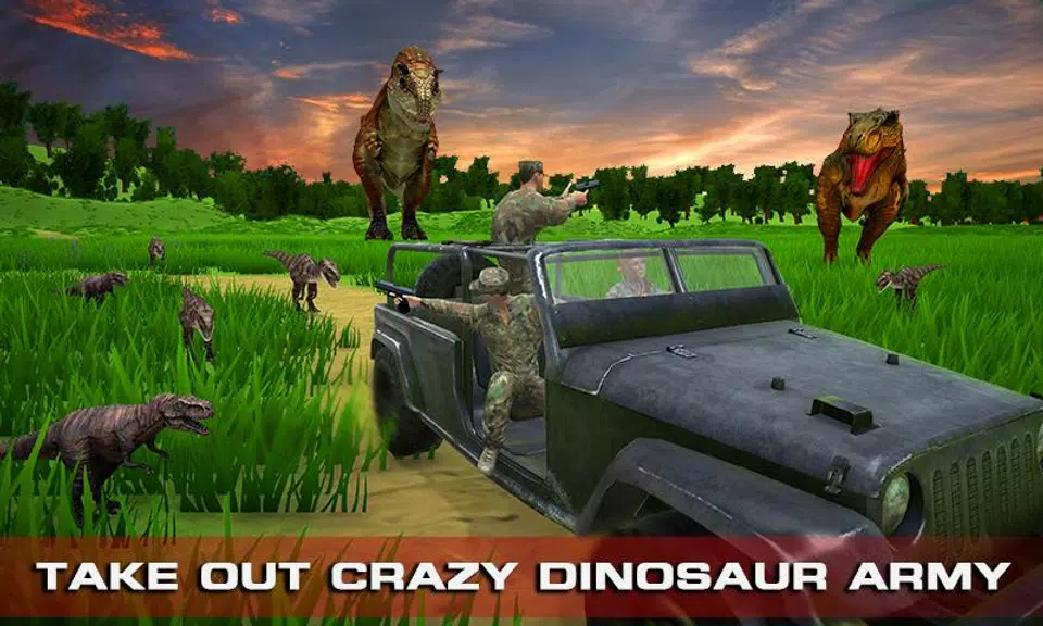 Wild Dinosaur Shooting Escape Screenshot1