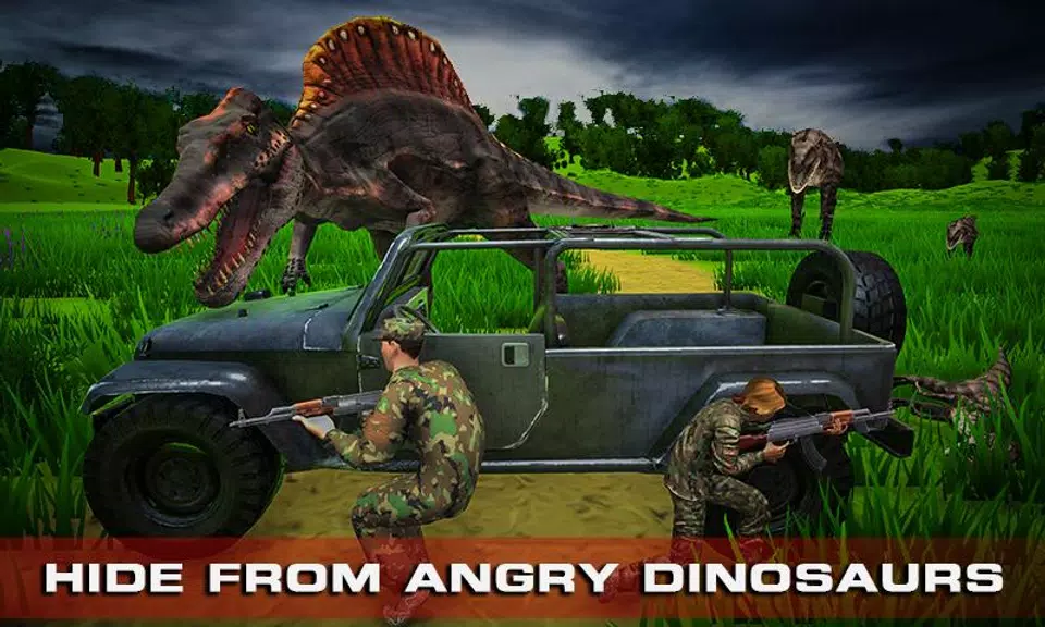 Wild Dinosaur Shooting Escape Screenshot2