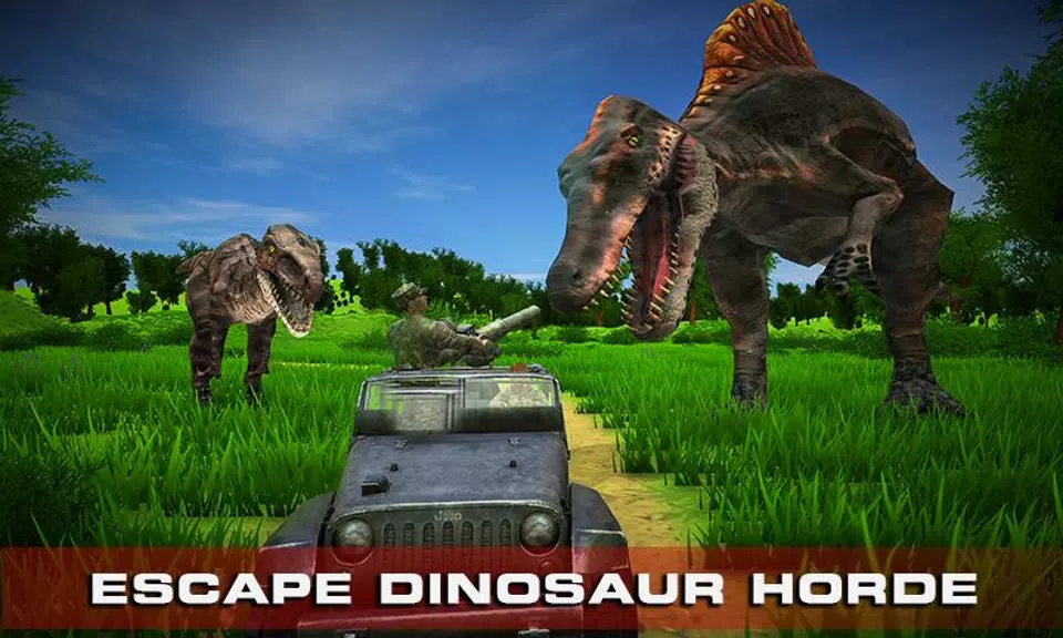 Wild Dinosaur Shooting Escape Screenshot4