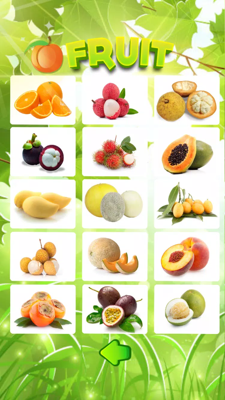 Fruit FlashCards Vocabulary Screenshot2