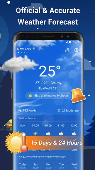 Live Weather - Forecast Widget Screenshot1