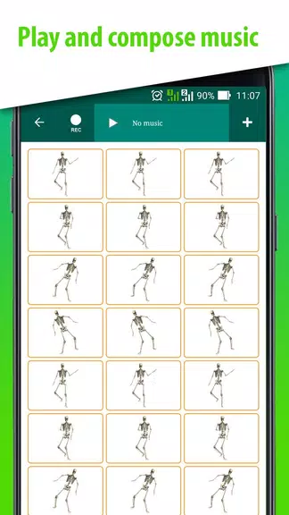 DJ Music for dancing skeleton Screenshot2