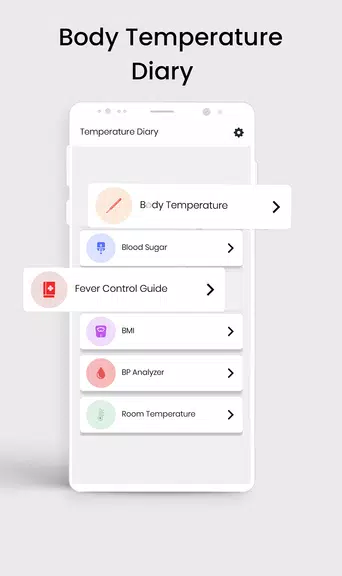 Thermometer For Fever Tracker Screenshot1