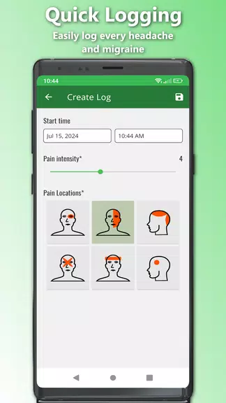 Headache and Migraine Tracker Screenshot3