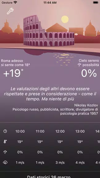 Rome Weather Forecast Screenshot1