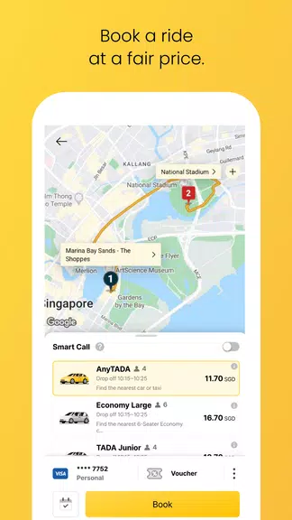 TADA - Taxi, Cab, Ride Hailing Screenshot4