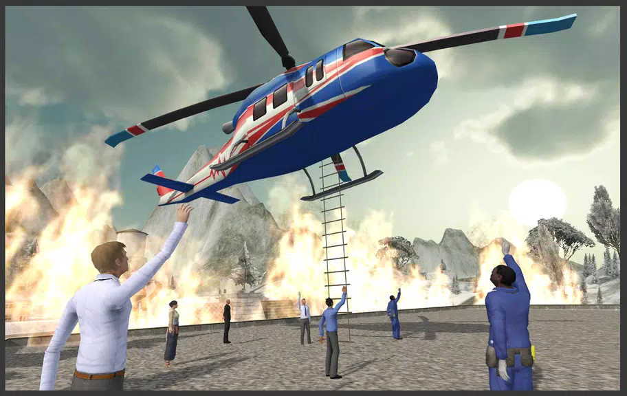 Helicopter Hill Rescue Screenshot1