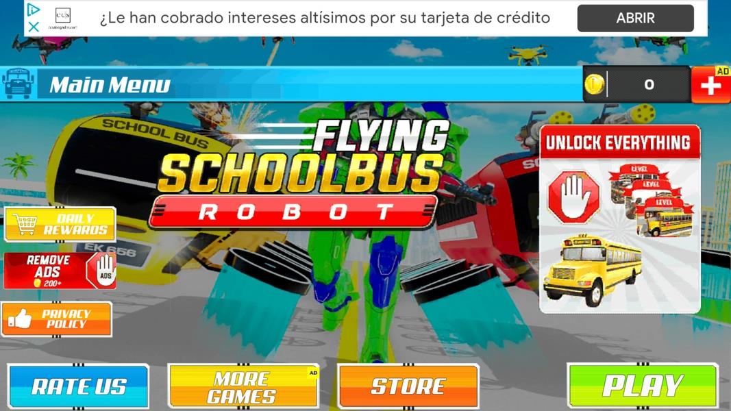 School Bus Robot Car Game Screenshot1