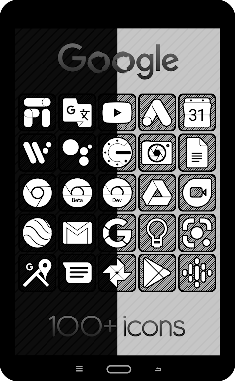 Raya Black Icon Pack Screenshot3