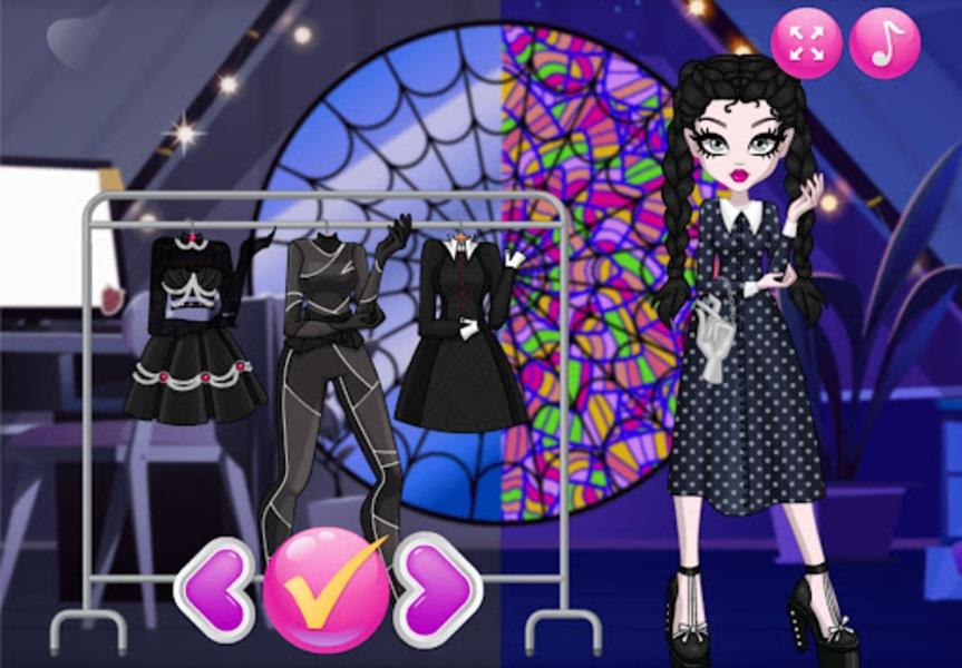 Wednesday Dress Up: Girl Games Screenshot7