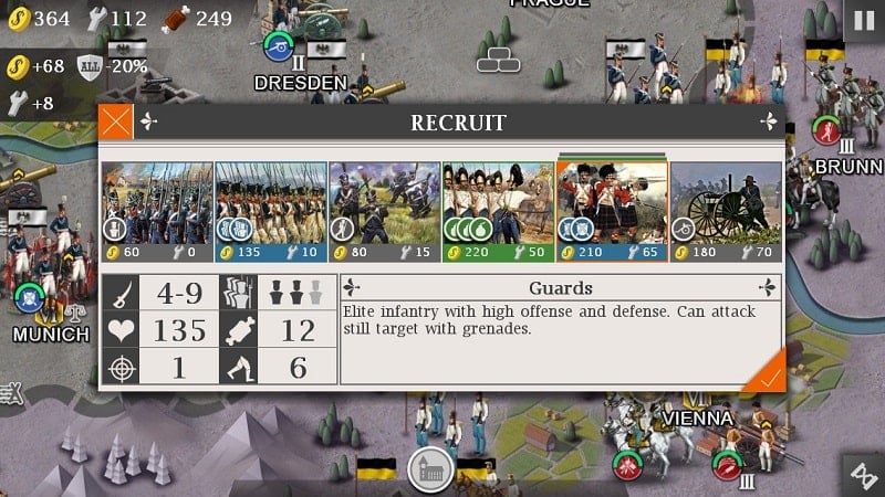 European War 4 : Napoleon Screenshot1