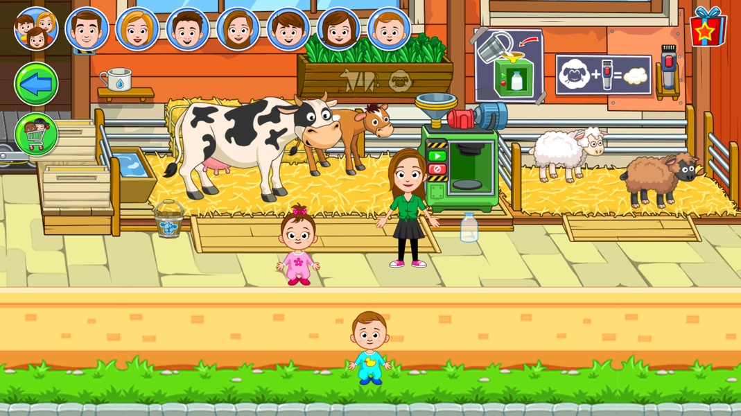 My Town Farm Animal game Screenshot2