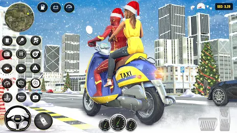 Superhero Bike Taxi Bike Games Screenshot2