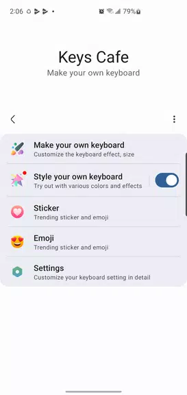 Keys Cafe - Make your keyboard Screenshot1